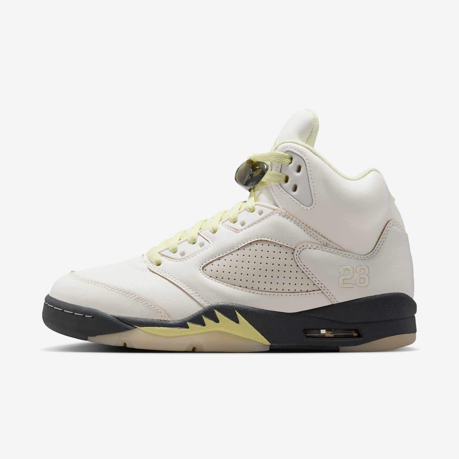 (image for) Air Jordan 5 Retro "Luminous Green and Sail"